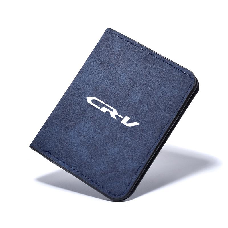 Fashion Car Emblems Driver License Cover Credit Card Wallets Holder Accessory For Honda Accord CRV Civic Jazz City Odyssey Mugen XD9