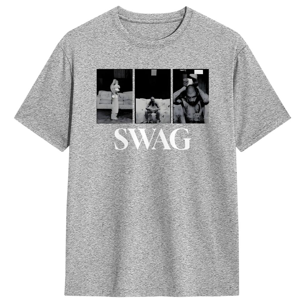 JJustins BBiebers Swag Urban Street Style Photo Collage T Shirts Cotton Top Tees Summer Awesome TShirt Leisure Casual Tshirt
