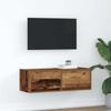 TV Cabinet with Rustic Wood Look 80 x 31 x 25.5 cm Particleboard