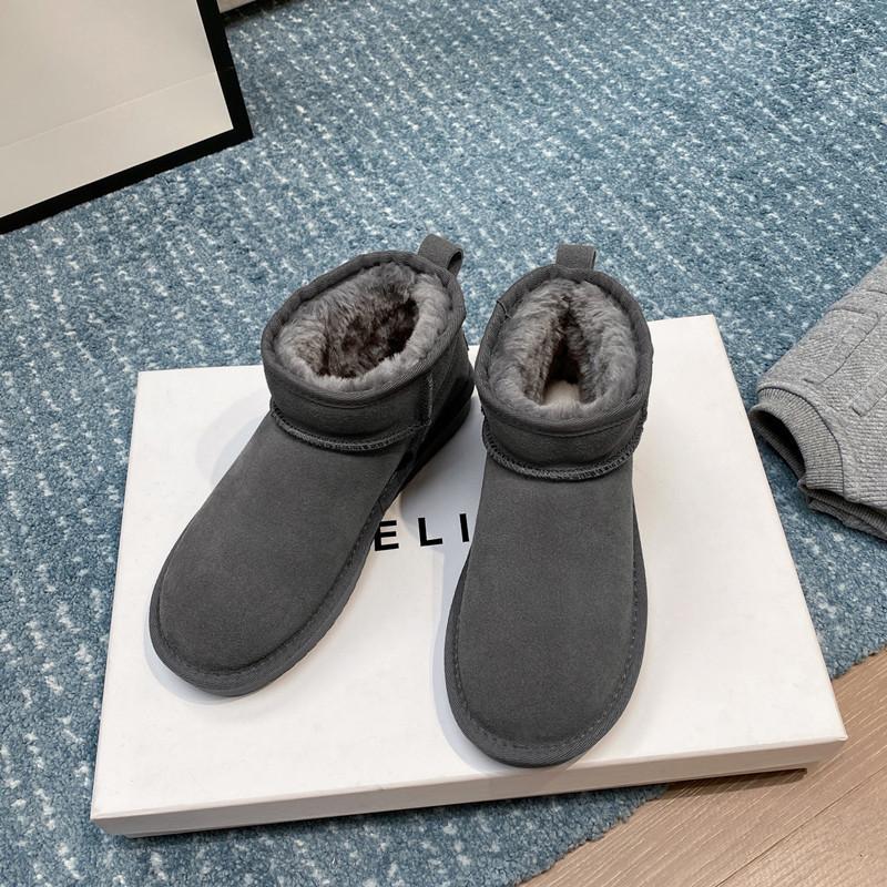 Snow Boots Women's, New Autumn and Winter Couple Shoes Velvet Snow Cotton Boots Thermal Cotton Shoes Platform Cotton Shoes Men