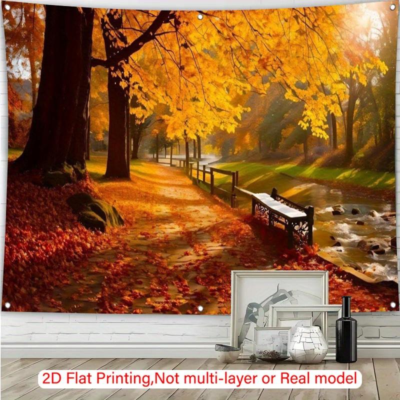 2D Plane, 1 Piece of Autumn Maple Leaf Themed Element, Suitable for Garden Courtyards, the Best Gift for Relatives and Friends