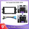 9 Inch Radio Fascia Frame Fit for Suzuki SX4 2006-2014 Android Stereo Kit Mounting Trim Bezel Panel Dash Adaptor Car Accessories