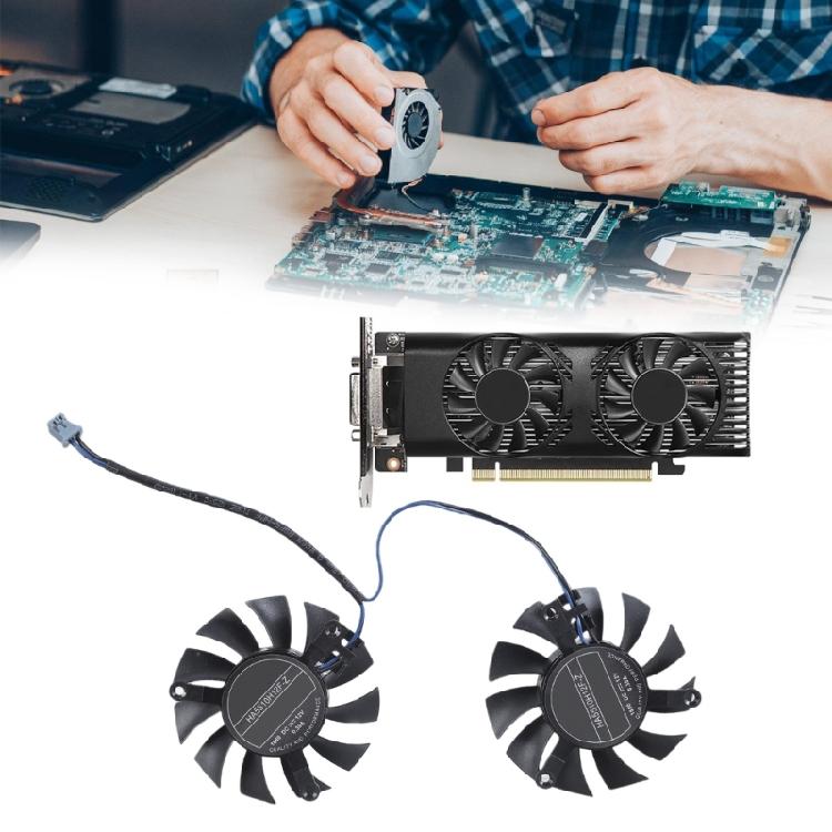 HA5510H12F-Z Graphics Card Cooling VGA Fan 2Pin 12V Coolers Fan for 1650 4GB OC