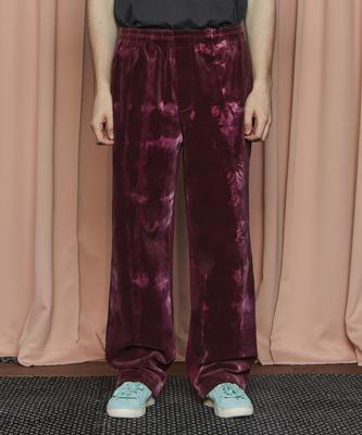 UNALLOYED Velour Corduroy Pants / Burgundy