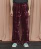 UNALLOYED Velour Corduroy Pants / Burgundy