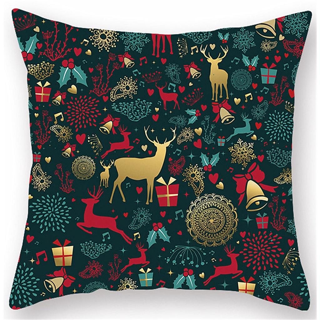 

С Рождеством декоративная наволочка с принтом для дома, гостиной, дивана, спальни, декоративная наволочка 45*45 см 40X40CM