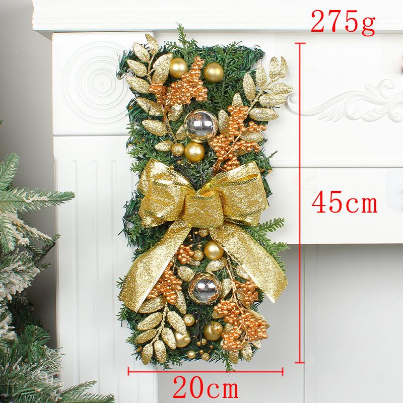 Xmas Wall Hanging Ornaments, Stair Pendant, New Arrival Christmas Wreath for Home Decor, Christmas Garland for Front Door Decor, New Year's Decor