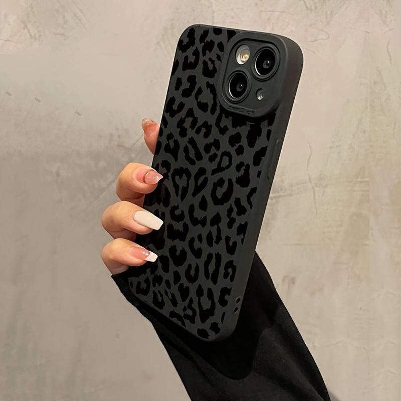 Leopard Print Graphic Phone Case for iPhone 15 14 13 12 11 X XR Xs SE2 SE 8 7 Plus Pro Max Mini Silicone Back Cover