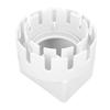 Rain Gutter Downspout Adapter 3x4 Inch PVC   Rain Gutter to Drain Pipe Adapter for Outdoor