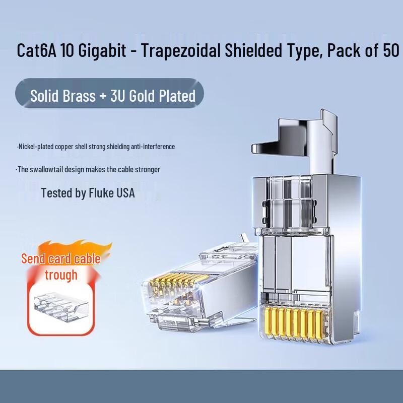 Ugreen Cat6a RJ45 Shielded Gold-Plated Ethernet Connectors