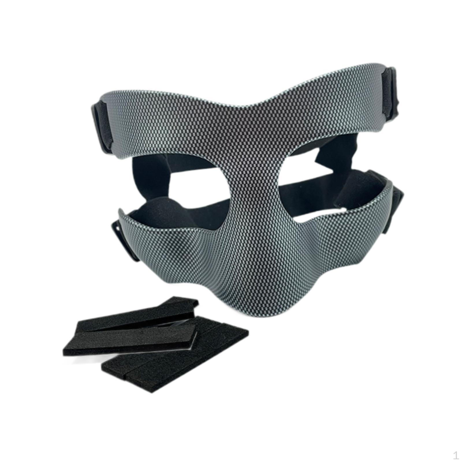 

Регулируемая маска для лица, защита носа, для занятий спортом, бокса, футбола, ударопрочная, для подростков 15cmx10cm