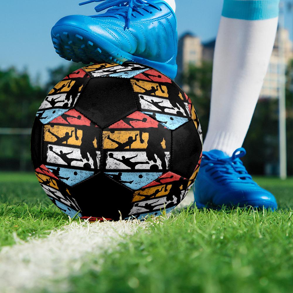 Pallone da Calcio Tema Calcio Taglia 5, Adatto Sia per Partite Indoor che Outdoor, un Regalo Adatto a Tutti.
