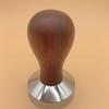 58mm Wood Handle Flat Base Coffee Tamper