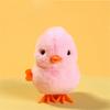 1pc Jumping Chicken Duck Toy, Simulation Plush Jumping Duck Interactive Toy, Small Animal, Birthday Gift