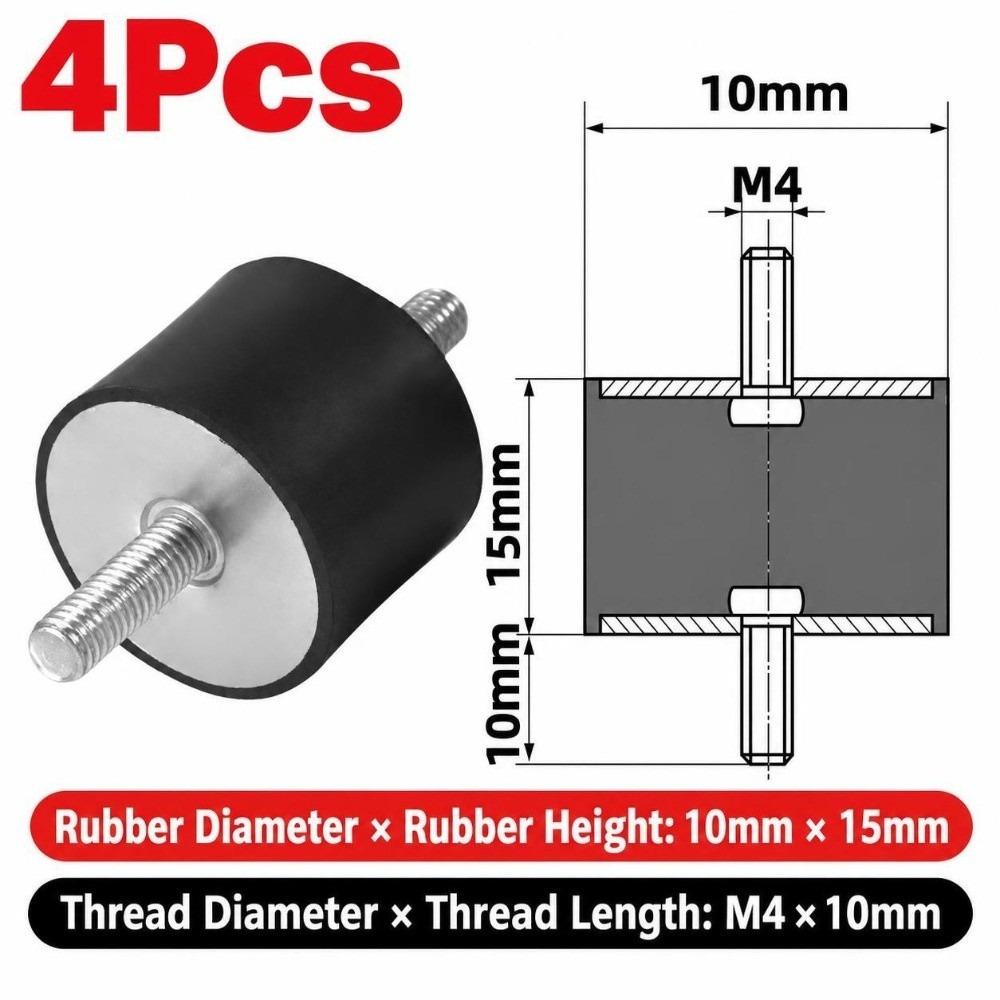 M3 M4 M5 M6 M8 M10 Silentblock Bobbin Mount Male Thread Shock Absorber for Marine Automotive Use