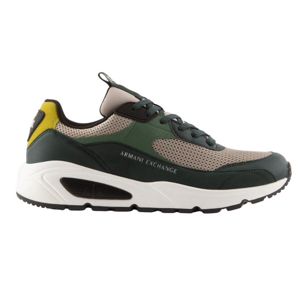 Armani Exchange Mens Suede Trainers