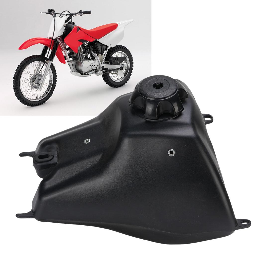 Semme Replacement Fuel Tank with Pressure ABS Plastic Gas Gas Tank for CRF70 XR70 CRF80 CRF100 Dirt Pit Bikes Cap,
