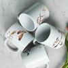 if007-Design Mug 4p-Bird with a Beautiful Tail