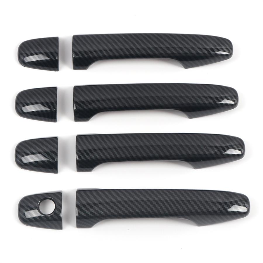 Cover For Subaru WRX STi 2015-2021 Carbon Fiber Look Exterior Car Door Handle Cover Trim