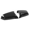 2pcs Side Door Mirror Cover Left Right 51167187431 Replacement for E60 E61 F10 F11 F01 F02 2008‑2013Carbon Fiber Style