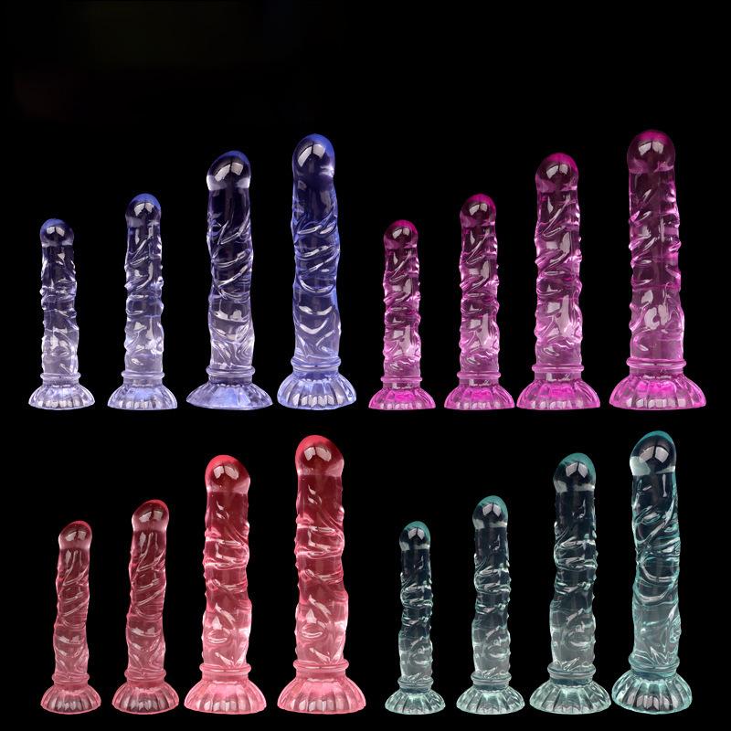Sex Toys Textured Dildo Anal Plug Simulated Dildo Suction Cup Adult Male and Female Backyard Anal Dilator Sex Toys