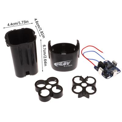 4S Bms 18650 Lithium Battery Storage Box 16.8V Bms Pcba For Electric Tool With Holder Nickel Capacity Label Without Battery