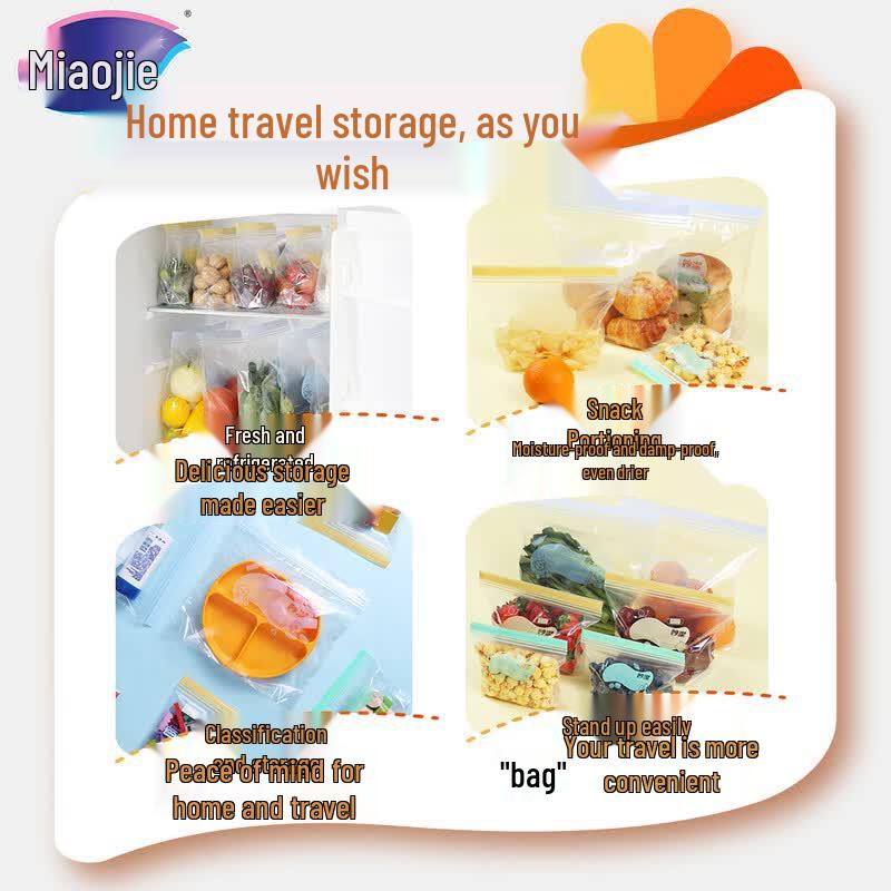 Miao Jie Standing Food Storage Bags