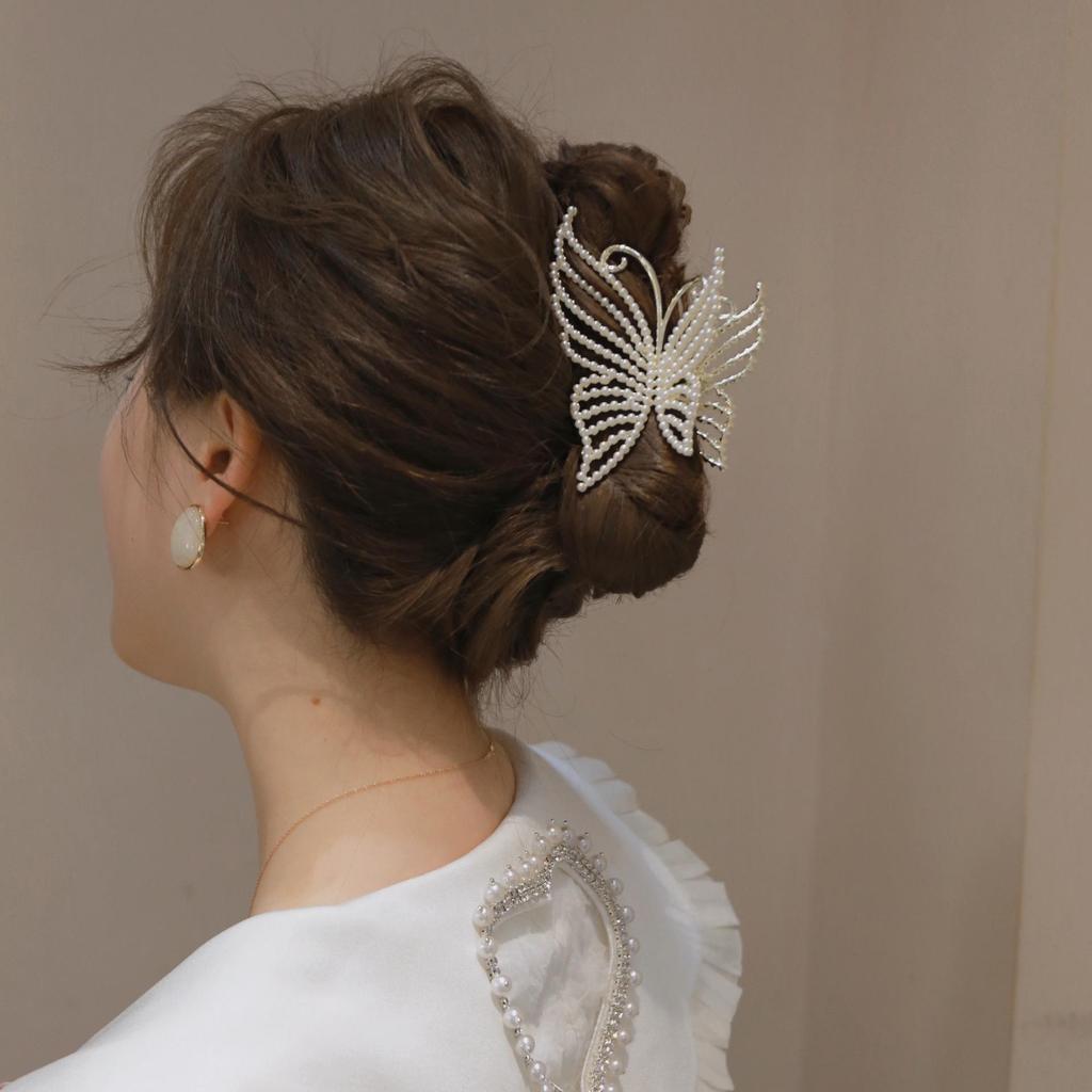2022 Trendy Shark Butterfly Hair Claw Clip - Non-Damaging Headwear