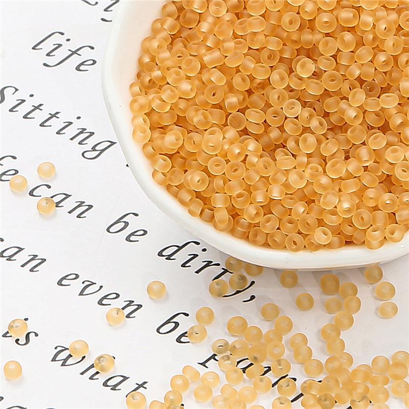 Frosted Transparent Rice Beads for DIY Bracelets, Necklaces, Hairpins, Tassels