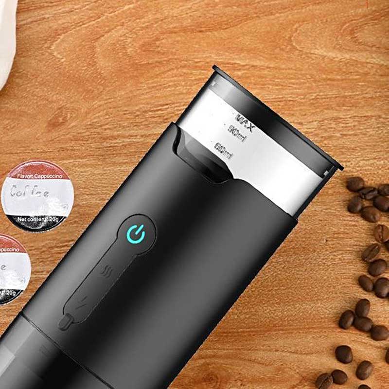 Portable Coffee Maker Suitable for Ground Coffee and Coffee Capsules Rechargeable Handheld for Travel