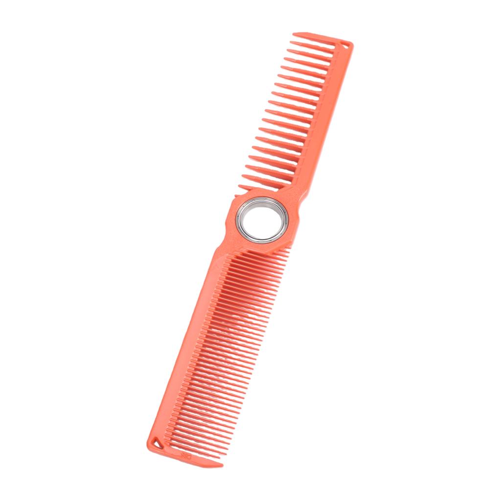 Rotating Hair Cutting Comb Barber Comb Professional Hairdressing Tool for Stylists with Dual Teeth