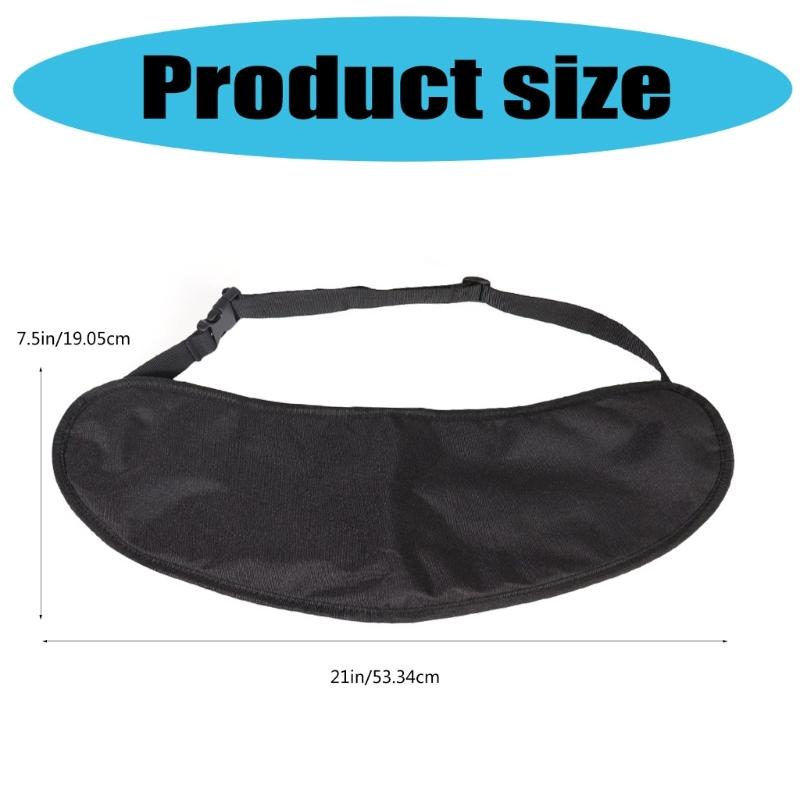 Motorcycle Visors Protection Bag with Adjustable Strap Scratch Resistant Bag Lightweight Visors Case for Easy Transport
