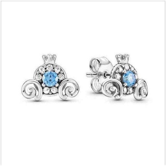 

Серьги-гвоздики из настоящего стерлингового серебра 925 пробы с луной и звездами, круглые серьги-кольца, ювелирные украшения своими руками, подарок для женщин