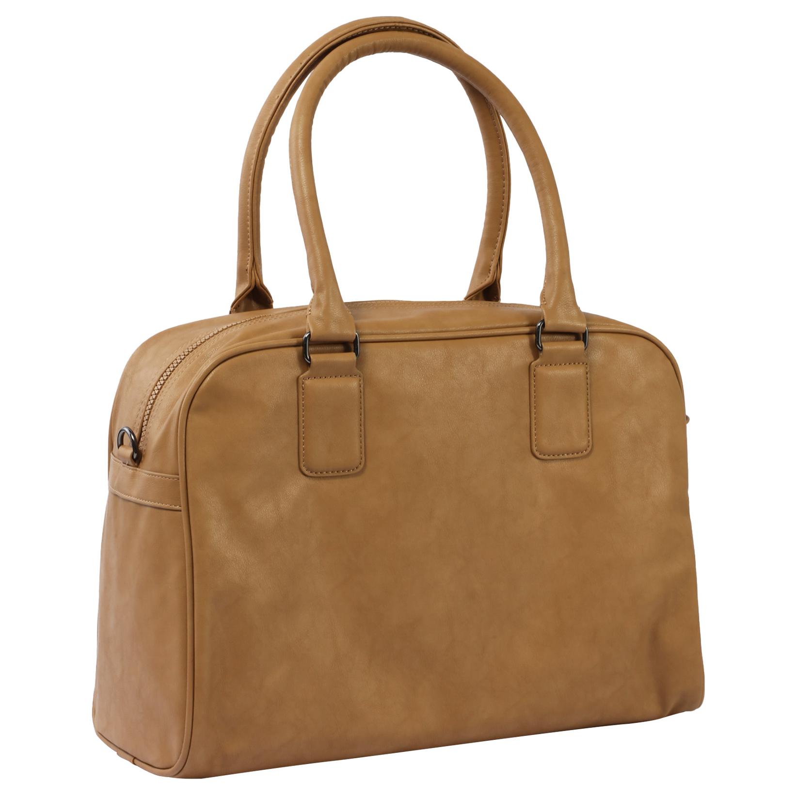 Puma Minimalist Everyday Versatile Synthetic Leather Tote Bag Unisex bags Toasted-Almond 09095102 Roasted Almond