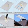 PowGrow Pipe Adapter Pole Mount for Starlink Gen 3 Adjustable Aluminum Alloy White