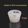 Silicone Rubber Seal Plug for Test Tubes & Drains with Hole