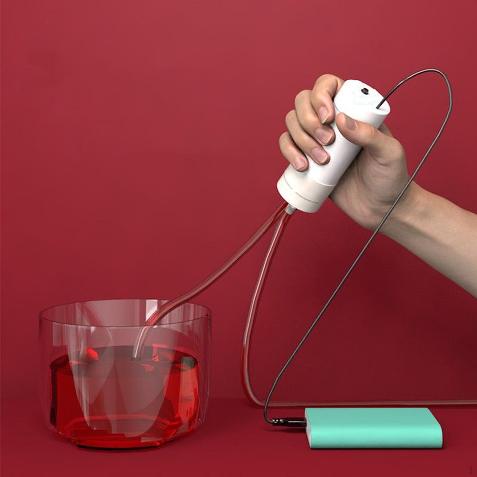 

Электрический сифонный самовсасывающий насос Пиво Компактный Принадлежности для виноделия Герметичный со шлангом tube 1m