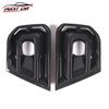 Exterior Fog Light Lamp Strip Trim 2* ABS Carbon Fiber For Ford Ranger -2024