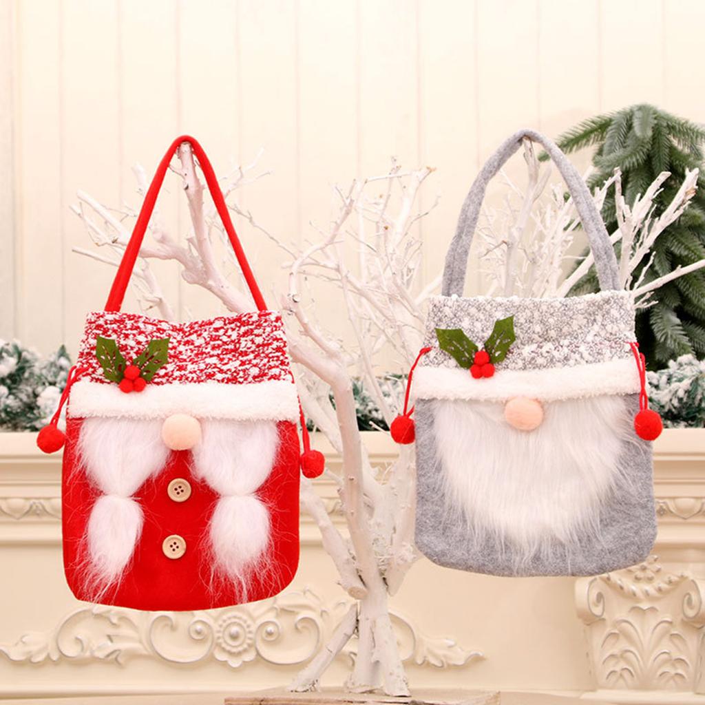 xmas drawstring gift bolsas