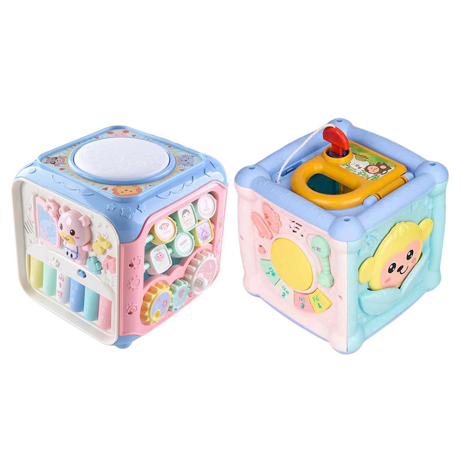 

Игрушки-кубы для малышей, 14 функций, барабанная установка для малышей, занятые ученики, развитие раннего образования