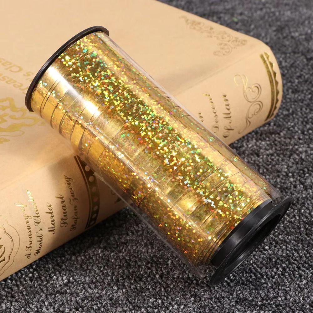 DIY Laser Curling Ribbon Tapes Wrapping Crafts Party Decoration Accessories  Christmas Decoration