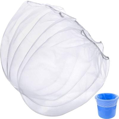 5Pcs Top Opening Paint Strainer Bags Elastic Paint Screen Net Liquid Filter Bags Painting