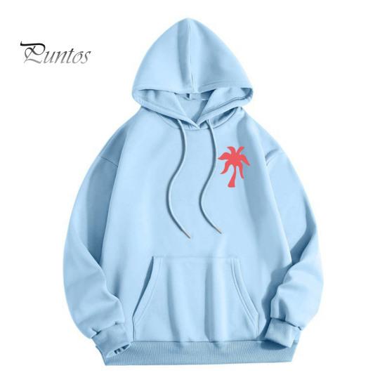 Buy Women Fall Spring Hoodie Everything Comes In Waves Pink