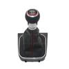 For VW Scirocco 2009 2010 2011 2012 2013 2014 Car-Stying 6 Speed Car Stick Gear Shift Knob With Leather Boot Red Line