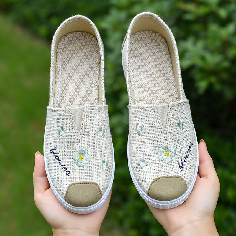 Versatile Cloth Shoes, Women's Shoes, Anti-slip Soft-soled Shoes, Casual Breathable and Durable Shoes