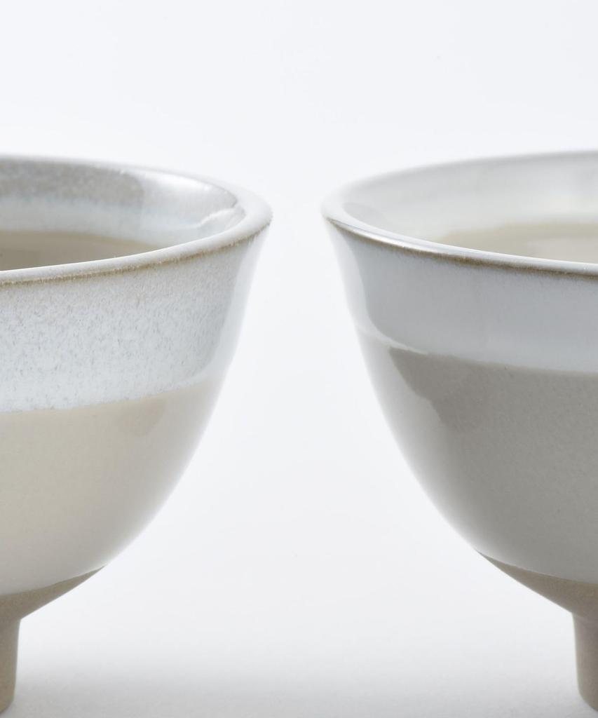 BRUNO BRUNO Mino Ware Pair Gift Set, Tea Bowls, Pink, No Size, RBHK010-PKxBL