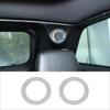 Chrome Cargo Trunk Speaker Frame Bezel Cover Trim For Jeep Grand Cherokee 11-20