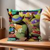 N-Ninja Movie T-Turtles  Pillow Cover for Bedroom Room and Living Room Sofa Decorative Cushion Cover