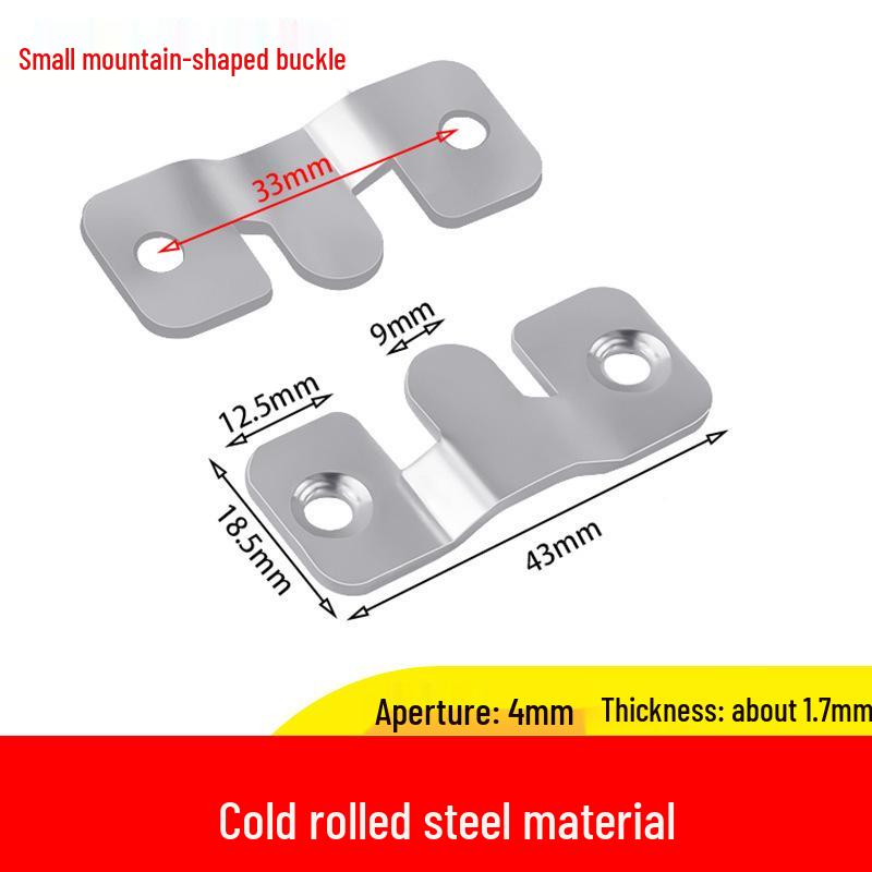 Reinforced 90° Right Angle Bracket for Cabinets, Beds, and Corner Support