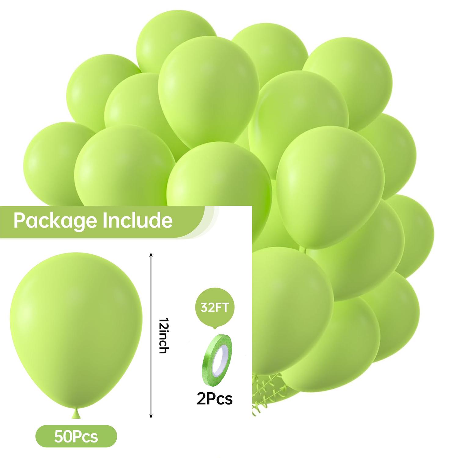 

12inch 50pcs multicolored latex garland balloons, suitable for weddings, birthdays,bridal shower gifts, family gatherings 12INCH